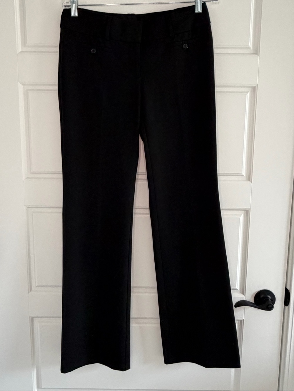 Ann Taylor Loft Marissa Pant Mid Rise Bootcut Black Trousers Careerwear Size 2